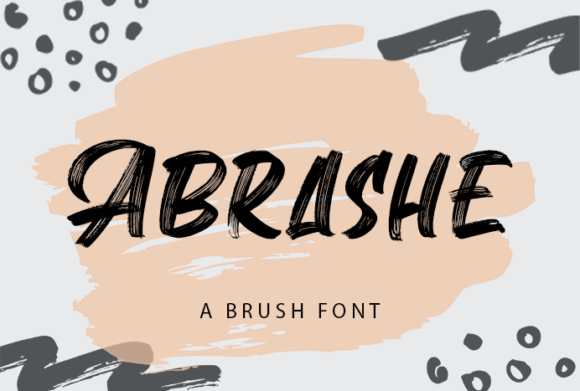 Abrashe Brush: A Display Font That Elevates Campaign Visuals with Authenticity