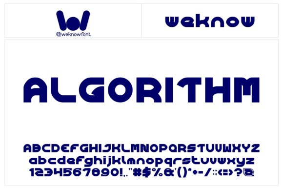 Algorithm: A Bold Display Font for Modern Web Design