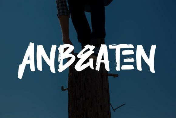 Anbeaten: A Brushed Display Font for Thoughtful Editorial Design