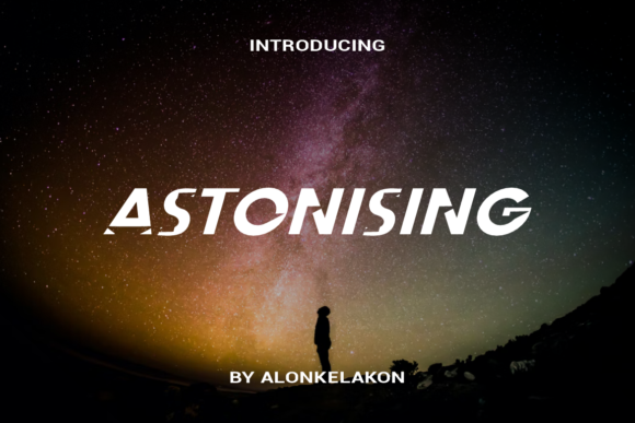 Astonising: A Bold Display Font for Editorial Design and Digital Publishing