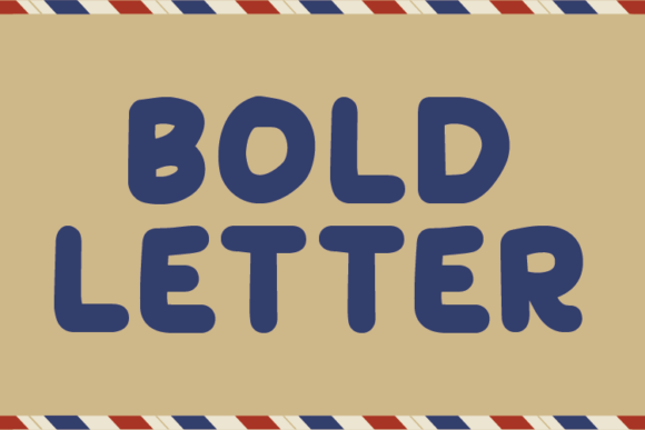 Bold Letter: A Display Font That Elevates Editorial Design