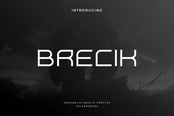Brecik Font: Elevating Modern Web Design with Futuristic Style
