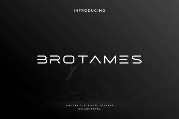 Brotames: A Futuristic Font for Modern Makers and Creative Sellers