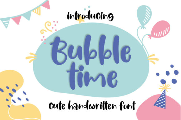 Bubble Time: A Fresh Display Font for Modern Editorial Design