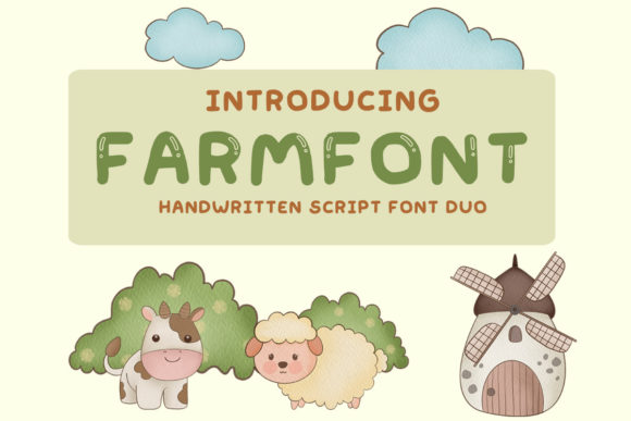 Farmmew: A Charming Display Font for Editorial and Branding Projects