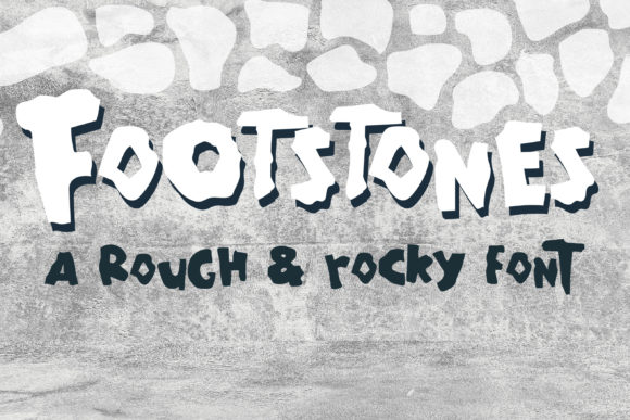 Footstones: A Handcrafted Display Font for Authentic Brand Typography