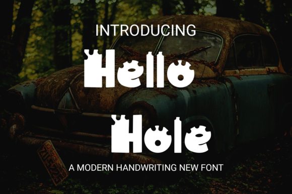 Hello Hole: A Display Font That Elevates Your Brand’s Personality