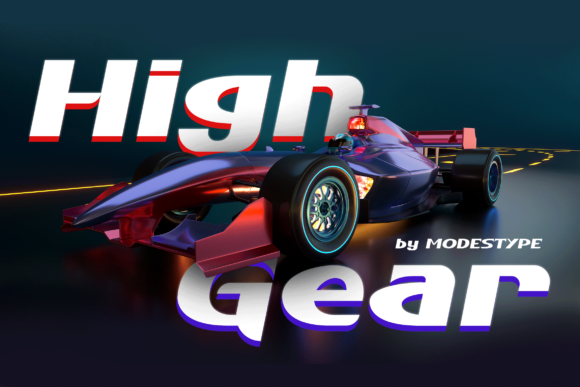 High Gear Font: A Display Typeface for Dynamic Campaign Visuals