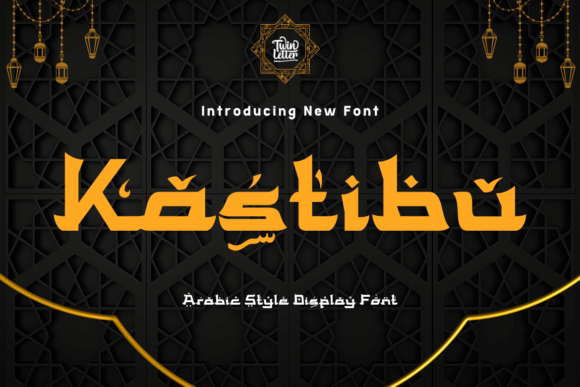 Kastibu: Elegant Arabic-Inspired Font for Crafters & Product Designers