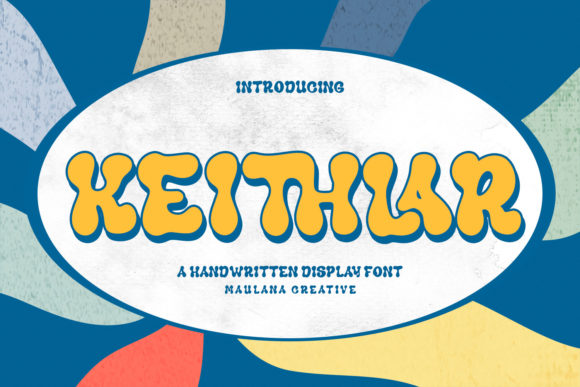 Keithlar: A Psychedelic Display Font That Elevates Branding Projects