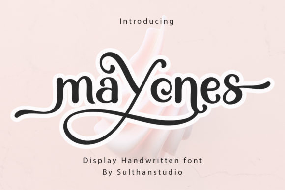 Mayones: A Distinctive Display Font for Modern Editorial Design