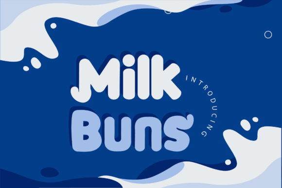 Milk Buns: A Trendy Display Font for Modern Web and Digital Design