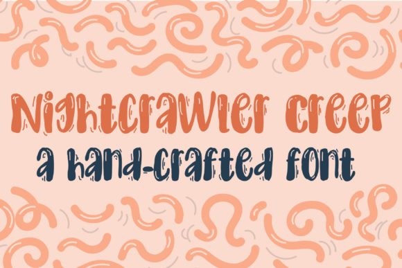 Nightcrawler: A Bouncy Display Font That Brings Handmade Designs to Life
