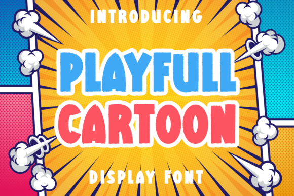 Playfull Cartoon: A Bold Display Font for Playful Brand Campaigns