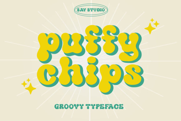 Puffy Chips: A Friendly Display Font for Modern Web Design