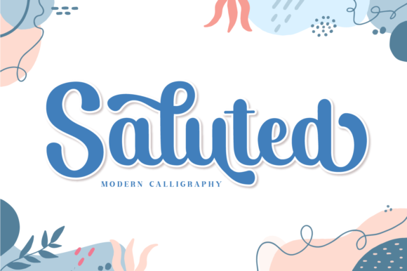 Saluted: A Stylish Display Font That Elevates Modern Web Design