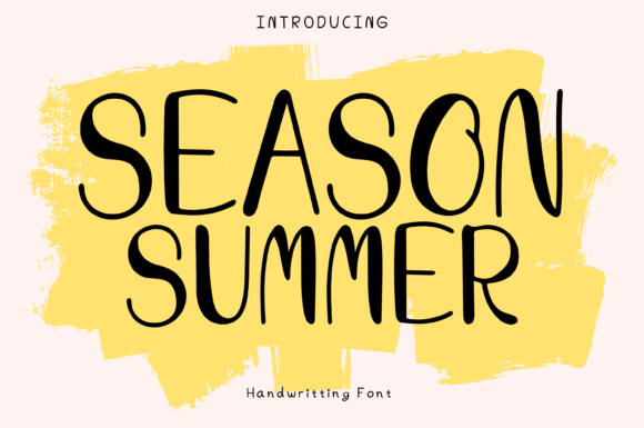 Season Summer: A Display Font That Elevates Campaign Visuals with Whimsy and Clarity