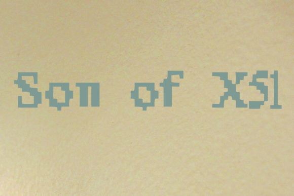 Son of X51: A Retro Techno Font for Bold Branding Moments
